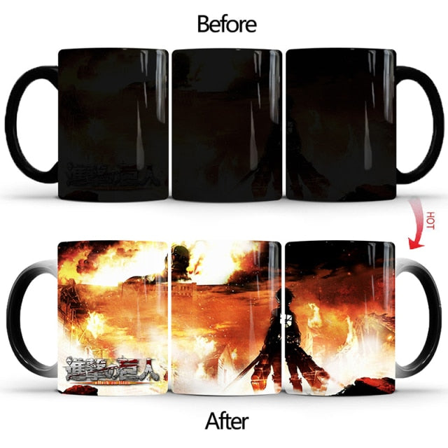 Mug Thermoreactif Attaque des Titans
