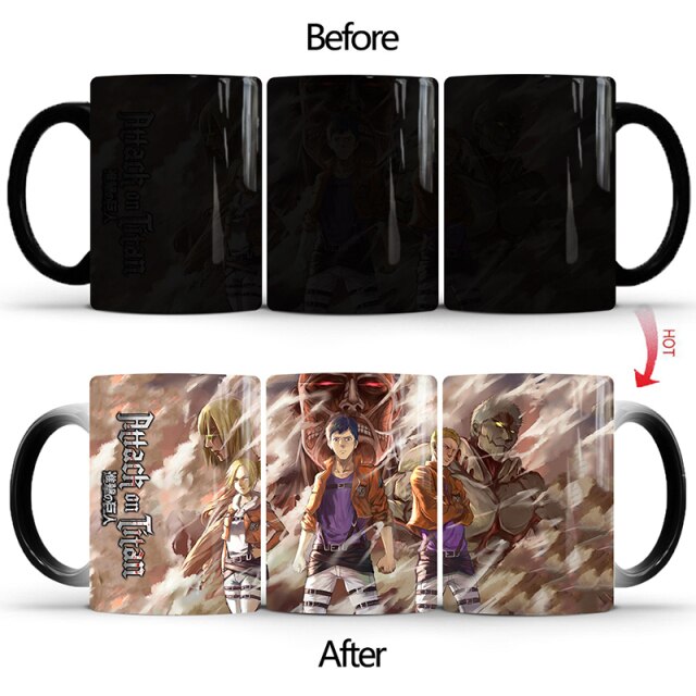 Mug Thermoreactif Attack on Titan