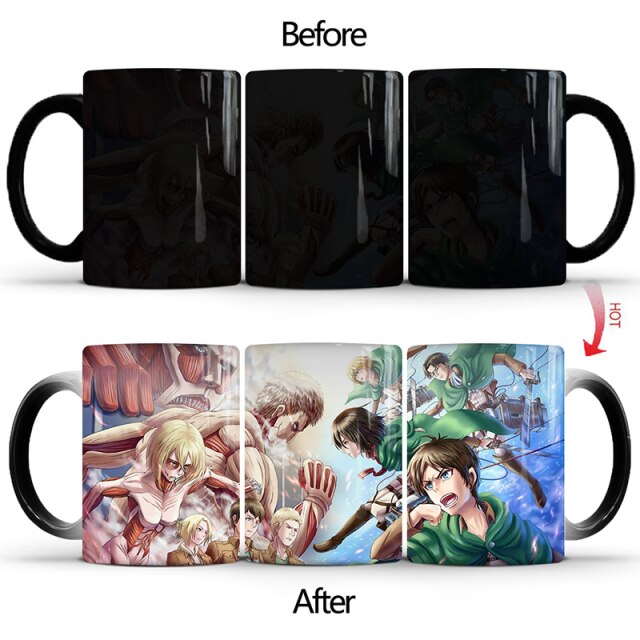 Tasse Thermoreactif Bataillon vs Titans