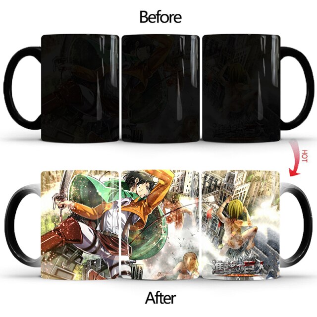 Tasse Thermoreactif Attaque des Titans