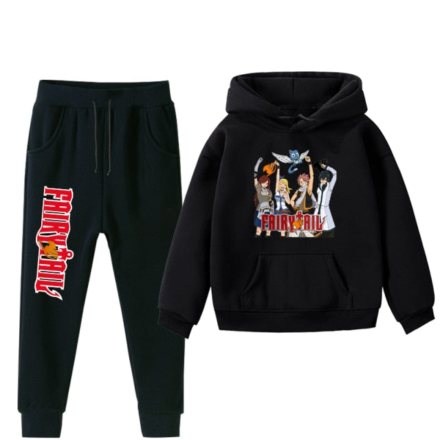 Ensemble Sweat &amp; Jogging Enfant Fairy Tail noir