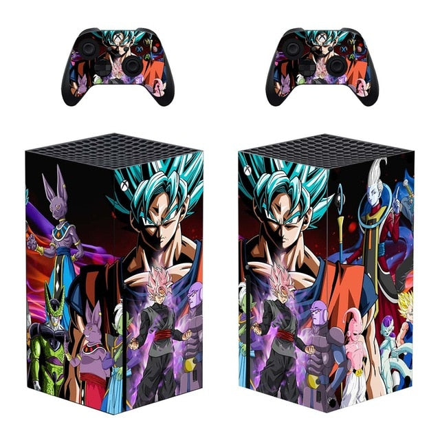 Sticker Xbox Series X Dragon Ball Super