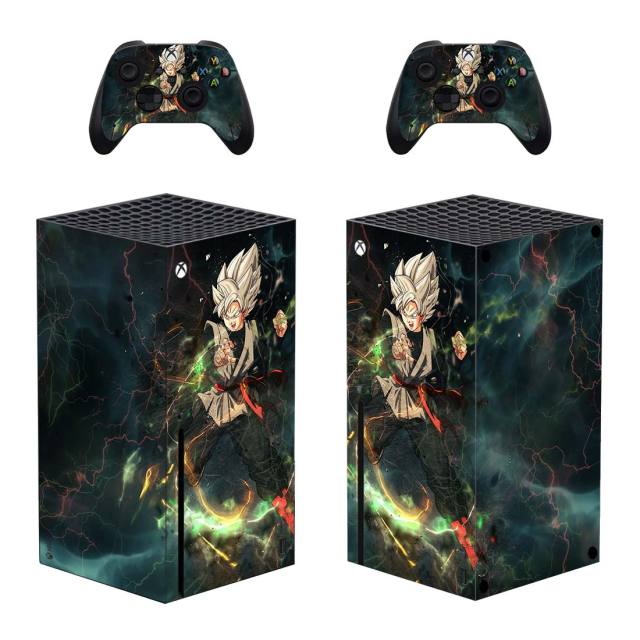 Sticker Xbox Series X Black Goku