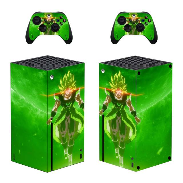 Sticker Xbox Series X Broly Super Saiyan