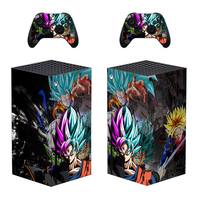 Autocollant Xbox Series X Goku vs Black Goku