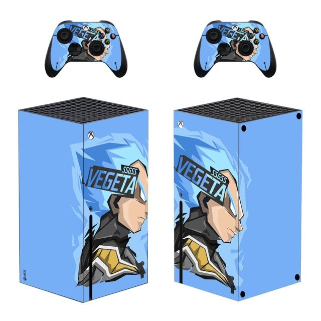 Autocollant Vegeta Bleu