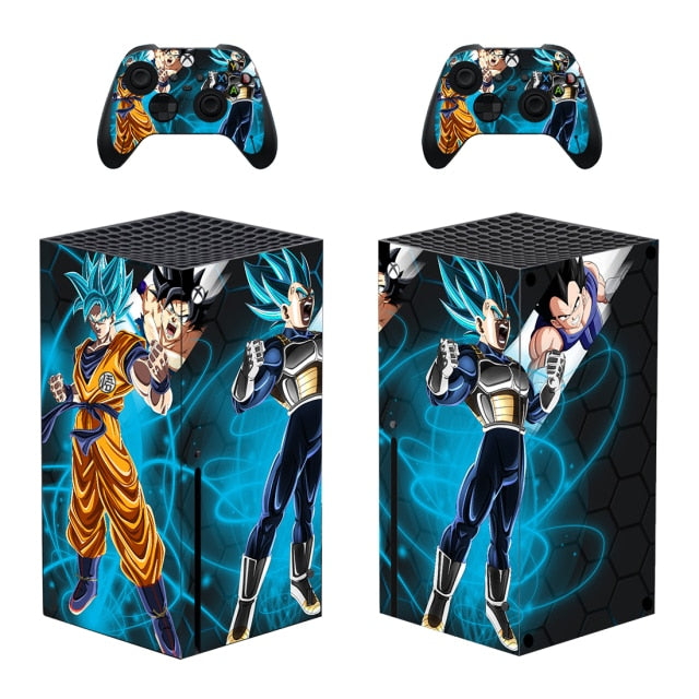 Sticker Xbox Series X Goku & Vegeta