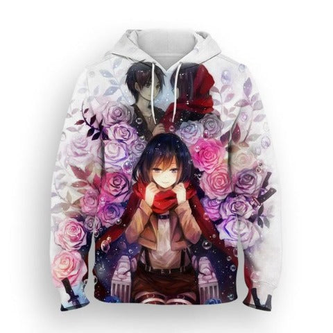 Sweat à Capuche Enfant Mikasa Pull Shingeki no Kyojin 