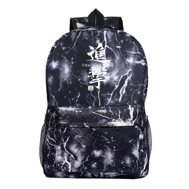 Mochila escolar Attack on Titan Kanji