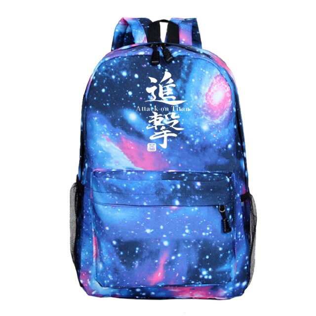 Mochila escolar Attack on Titan Kanji