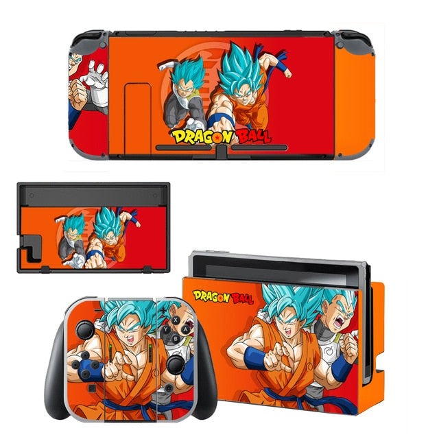 Sticker Switch Vegeta &amp; Goku Bleu