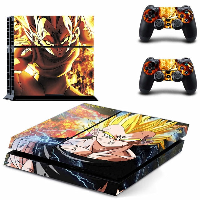 Sticker PS4 "Majin Vegeta" Dragon Ball Z Autocollant Playstation Console & Manette
