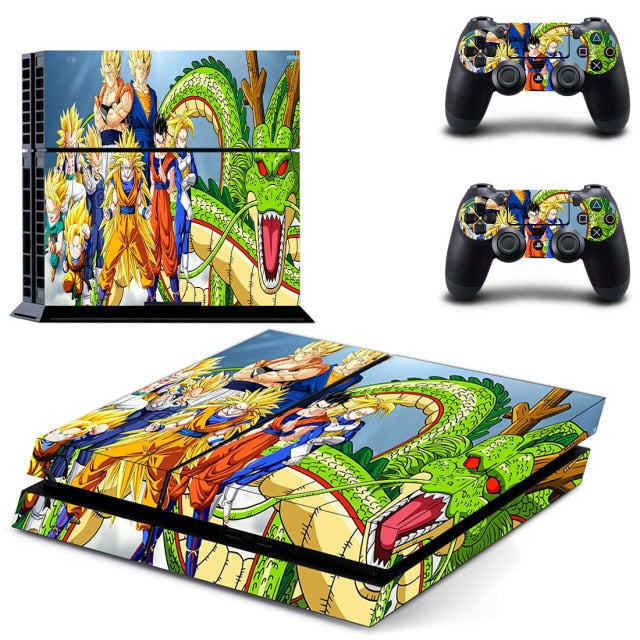 Sticker PS4 "Shenron" Dragon Ball Z Autocollant Playstation Console &amp; Manette