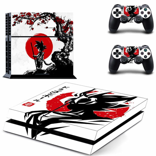 Sticker PS4 "Goku Enfant" Dragon Ball Z Autocollant Playstation Console & Manette