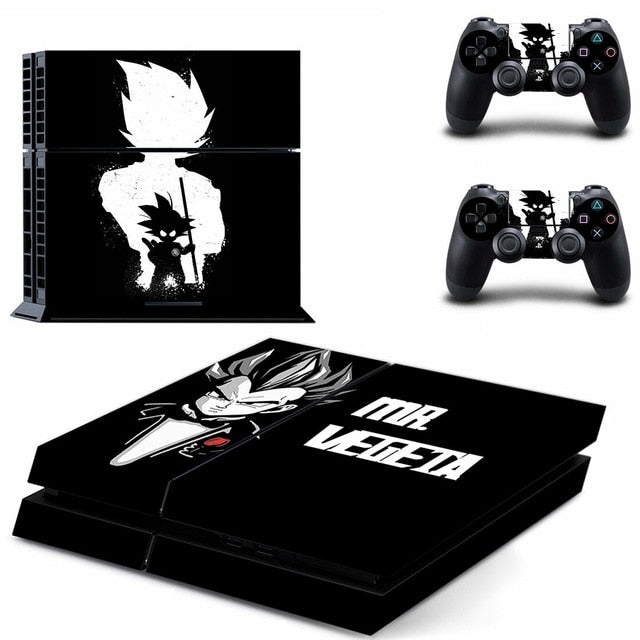 Sticker PS4 "Mr. Vegeta" Dragon Ball Z Autocollant Playstation Console &amp; Manette