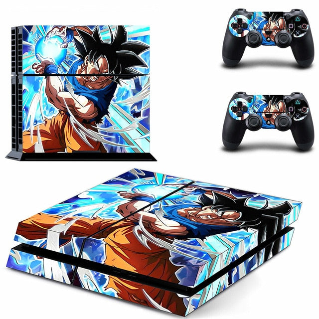 Sticker PS4 "Kaméhaméha" Dragon Ball Z Autocollant Playstation Console & Manette