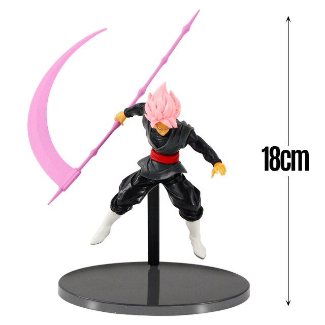 Figura rosa di Goku nero