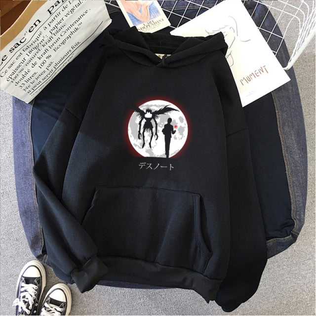 Death Note Manga Hoodie Kapuzenpullover Erwachsene Männer Frauen Langarm