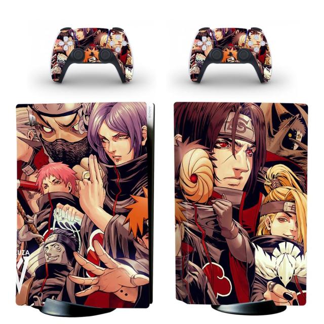 Sticker PS5 "Akatsuki" Naruto Console &amp; Manette