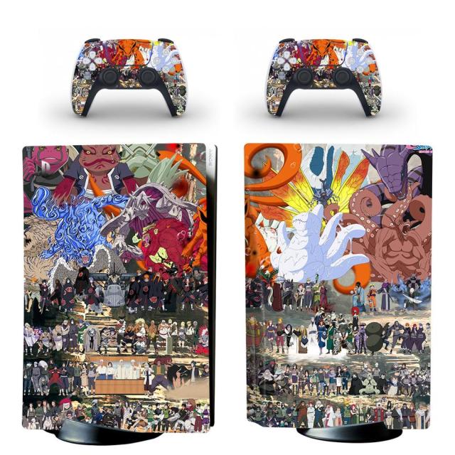 Adesivo PS5 Console e controller Naruto "Demoni dalla coda".