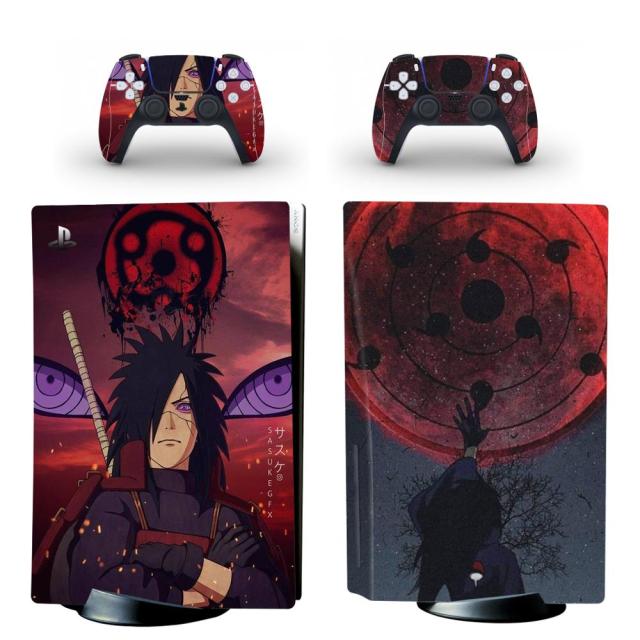 Sticker PS5 "Madara Uchiha" Naruto Console &amp; Manette