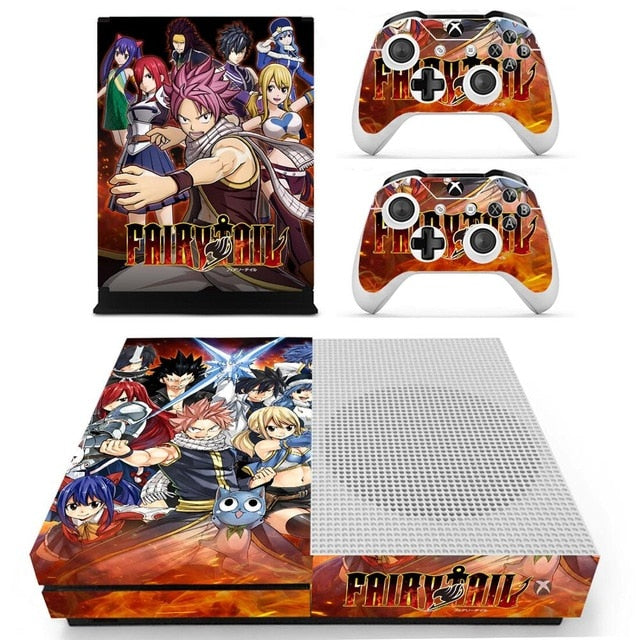 Sticker XboX Fairy Tail Autocollant Console & Manette