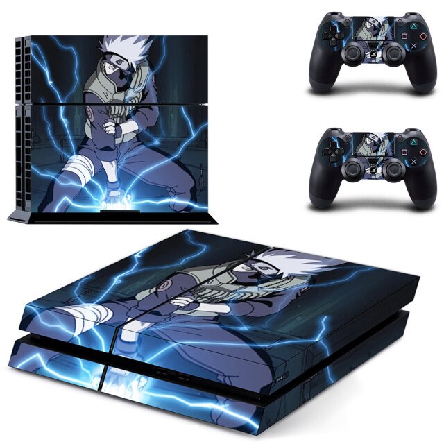 Sticker PS4 "Kakashi Hatake" Naruto Autocollant Playstation Console & Manette
