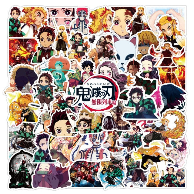 Stickers Demon Slayer 50 Pièces