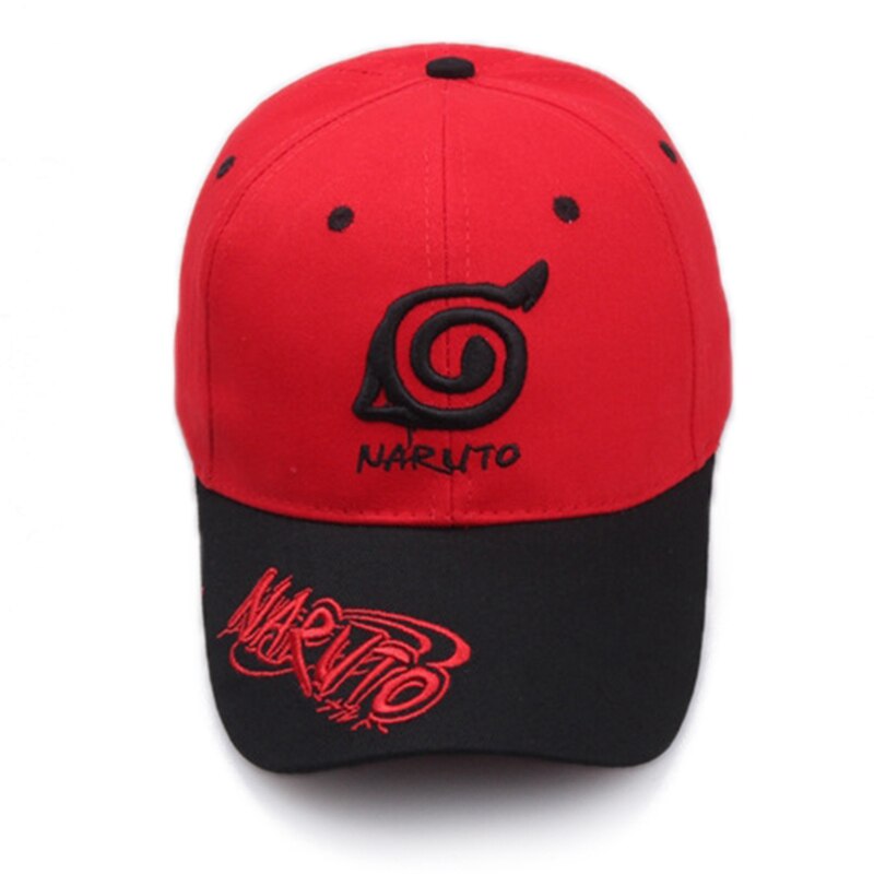 Casquette Village de Konoha Rouge Trucker Adulte Homme Femme Manga Naruto