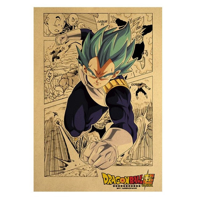 Affiche Vegeta SSJ Blue