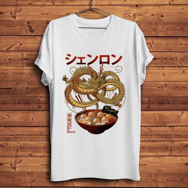 T-shirt Shenron Dragon Ball Z Floqué Adulte Homme Femme Courtes Manches