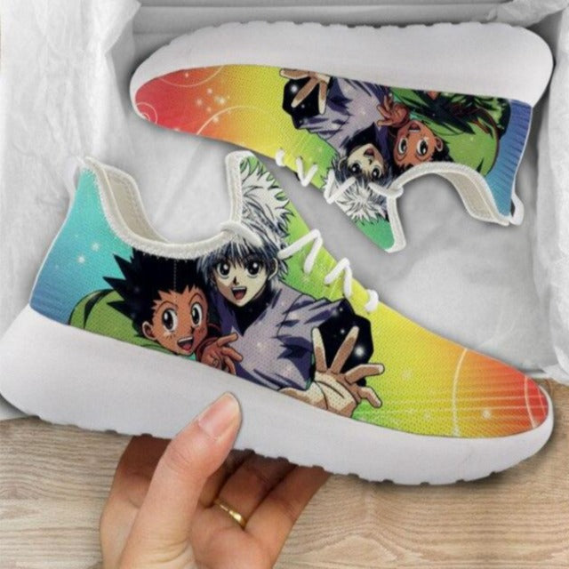 Scarpe chiuse Hunter x Hunter Killua Gon Scarpe da ginnastica Sneakers Adulto Uomo Donna