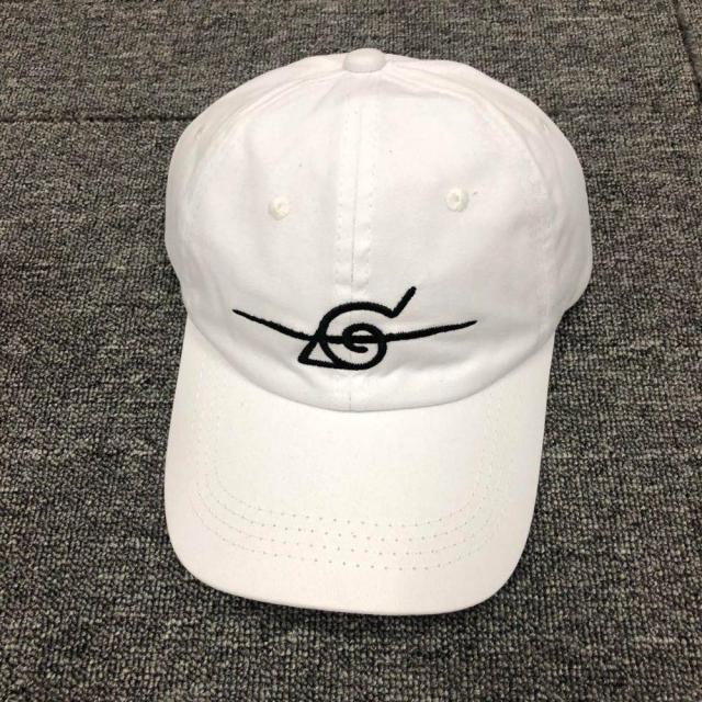 Casquette Konoha Blanc Snapback Trucker Homme Femme Manga Naruto