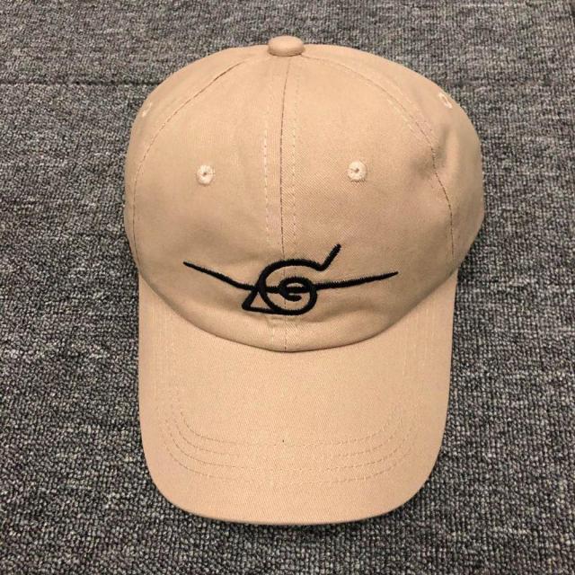 Cappellino trucker snapback marrone chiaro Konoha uomo donna Manga Naruto