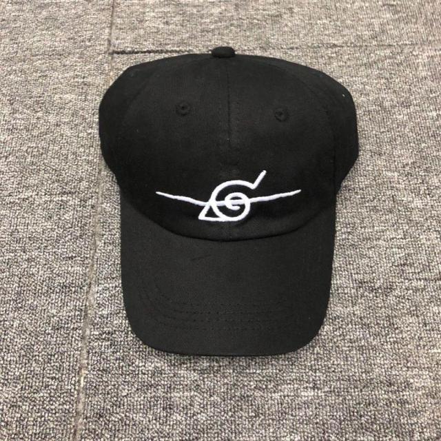 Casquette Konoha Noir Snapback Trucker Homme Femme Manga Naruto