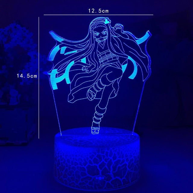 Lampada da combattimento Nezuko dell'uccisore di demoni