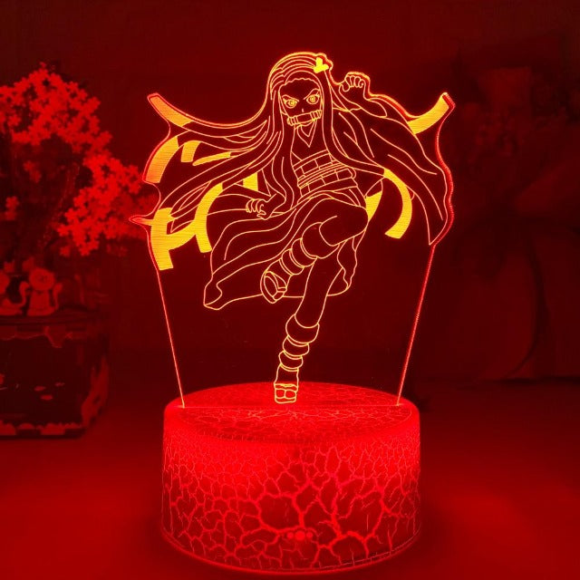Lampada da combattimento Nezuko dell'uccisore di demoni
