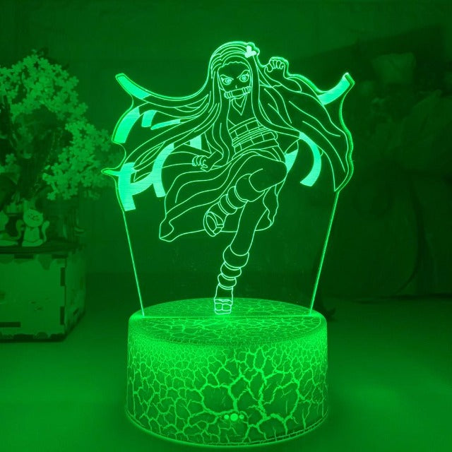 Lampada da combattimento Nezuko dell'uccisore di demoni