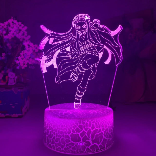 Lampada da combattimento Nezuko dell'uccisore di demoni