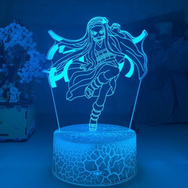Lampada da combattimento Nezuko dell'uccisore di demoni