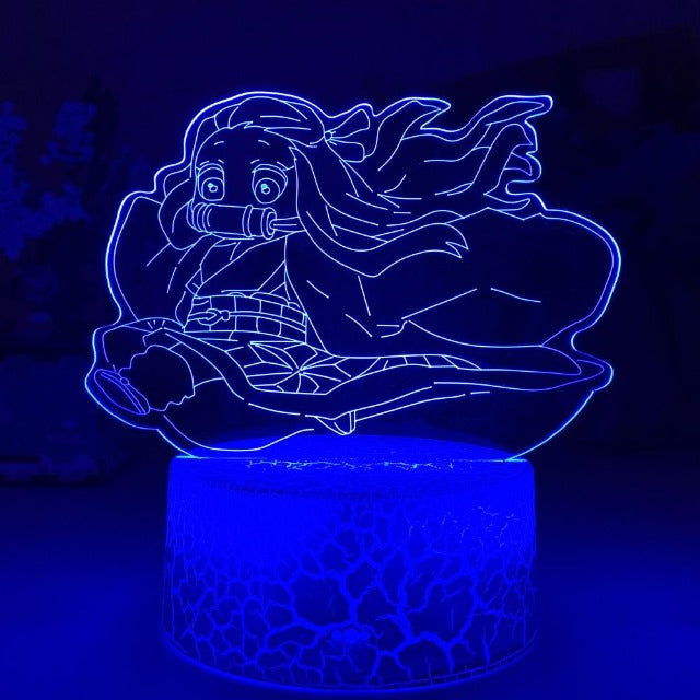 Lampada Nezuko Kamado dell'uccisore di demoni