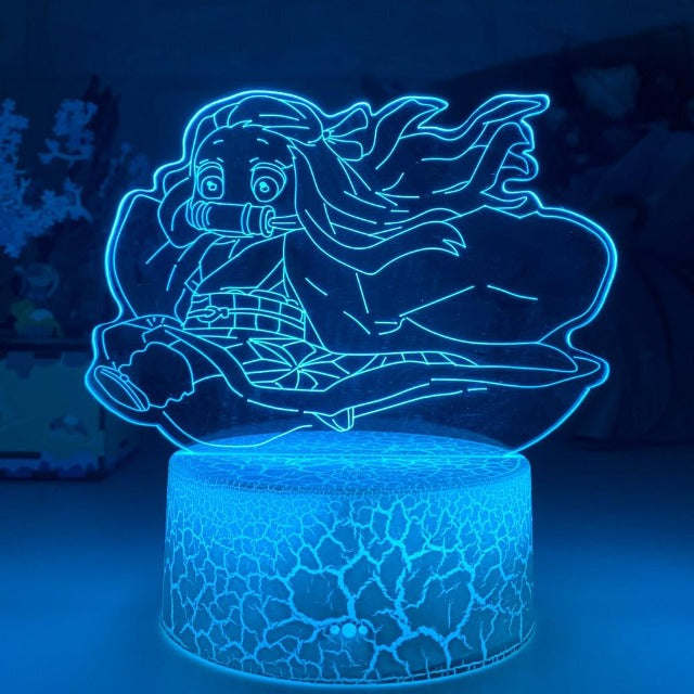 Lampada Nezuko Kamado dell'uccisore di demoni