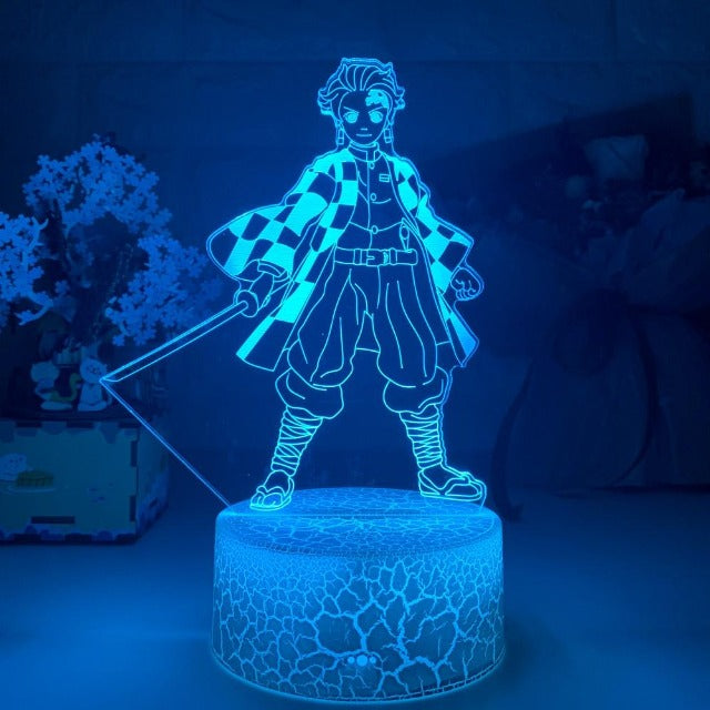Lámpara multicolor Demon Slayer