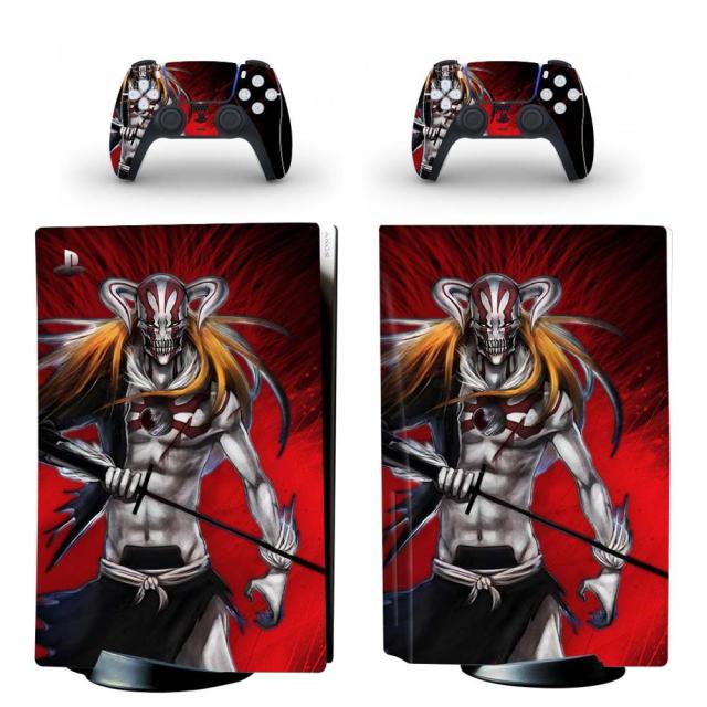 Sticker PS5 "Ichigo Hollow" Bleach Autocollant Console &amp; Manette