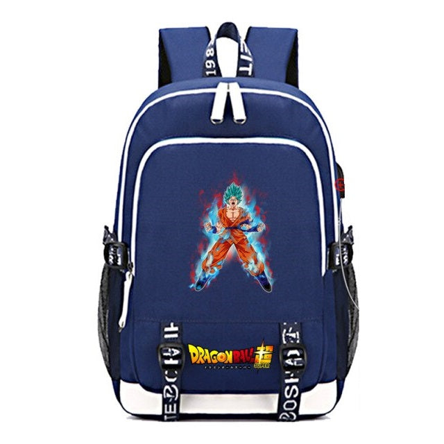 Goku Blue Kaioken Schultasche Dragon Ball Rucksack