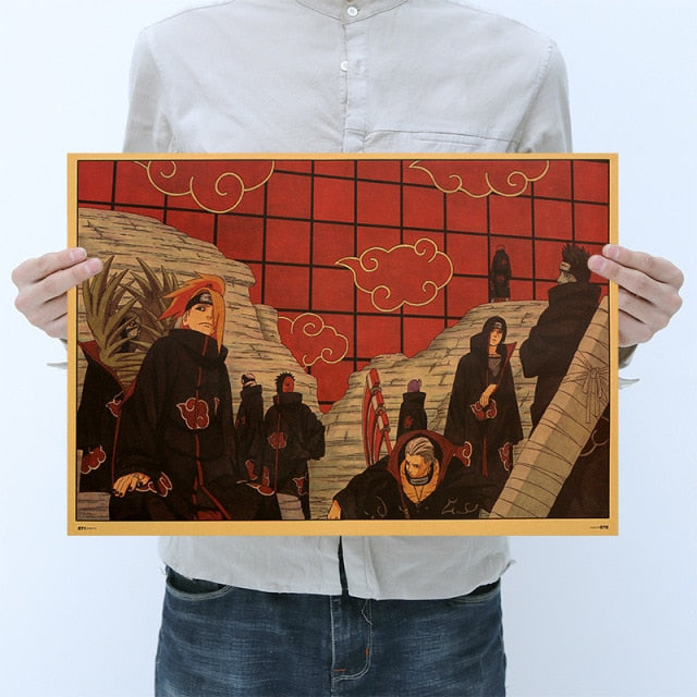 Poster der Akatsuki-Organisation