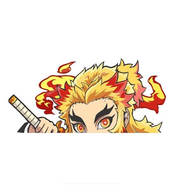 Sticker Voiture Demon Slayer Kyōjurō
