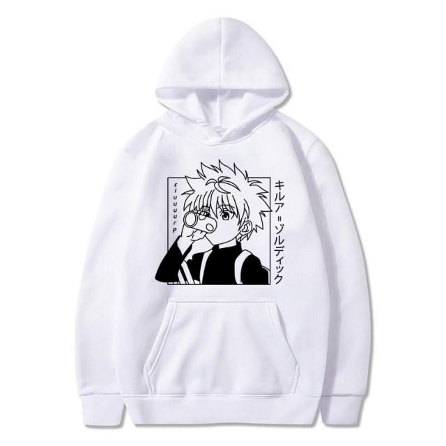 Sweat Kirua Hunter x Hunter blanc