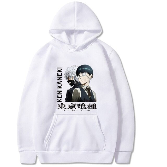 Sweat Tokyo Ghoul Kaneki blanc