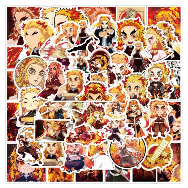 Stickers Demon Slayer Kyōjurō 50 Pièces